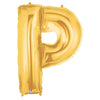 40 inch LETTER P - GOLD MEGALOON - LA Balloons