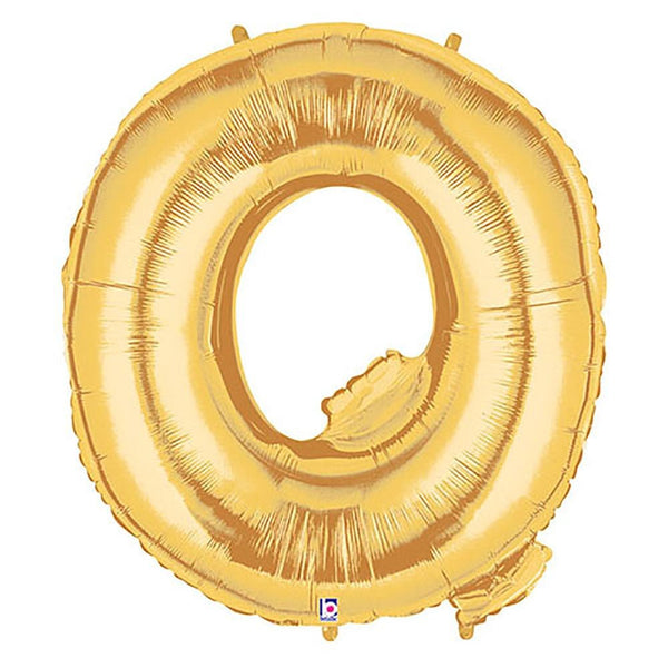 40 inch LETTER Q - GOLD MEGALOON - LA Balloons