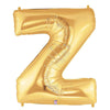 40 inch LETTER Z - GOLD MEGALOON - LA Balloons