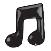 40 inch MUSIC NOTE DOUBLE - BLACK - LA Balloons