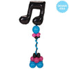 40 inch MUSIC NOTE DOUBLE - BLACK - LA Balloons