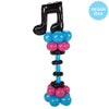40 inch MUSIC NOTE DOUBLE - BLACK - LA Balloons