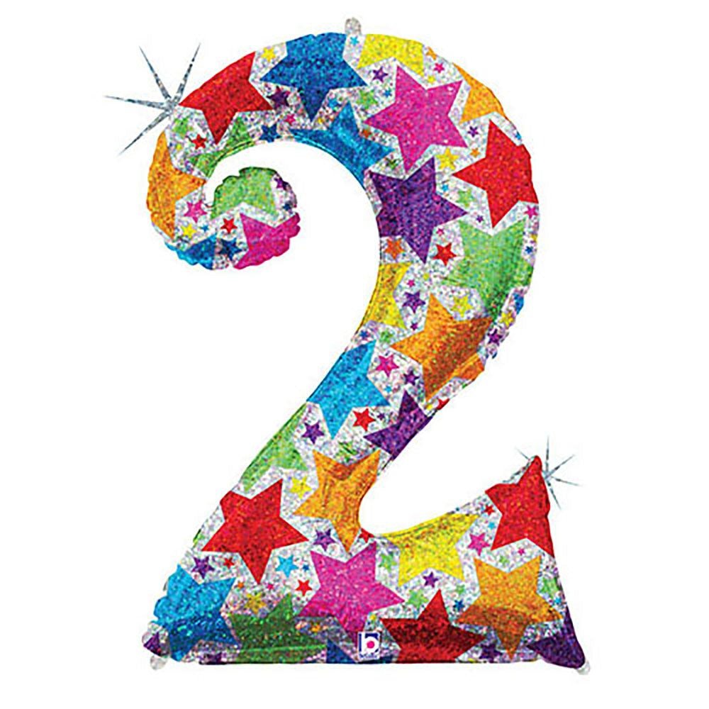 40 inch NUMBER 2 - HOLOGRAPHIC DESIGNER MEGALOON