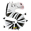40 inch NUMBER 5 - ZEBRA ZOOLOON - LA Balloons