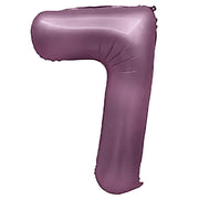 Party Brands 32 inch NUMBER 7 - METAL BALLOONS - PURPLE LILAC Foil Balloon 400085-PB-U