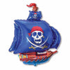 41 inch PIRATE SHIP - BLUE - LA Balloons