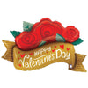 41 inch VALENTINE RED ROSE BANNER - LA Balloons