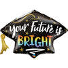 41 inch YOUR FUTURE IS BRIGHT GRAD CAP - LA Balloons
