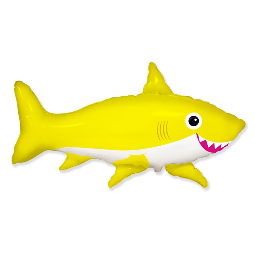 42 inch FRIENDLY SHARK - YELLOW