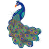 42 inch GLITTER PEACOCK - LA Balloons