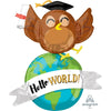 42 inch HELLO WORLD OWL - LA Balloons