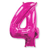 42 inch NUMBER 4 - FUCHSIA - LA Balloons