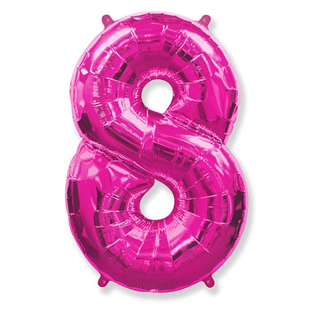 42 inch NUMBER 8 - FUCHSIA