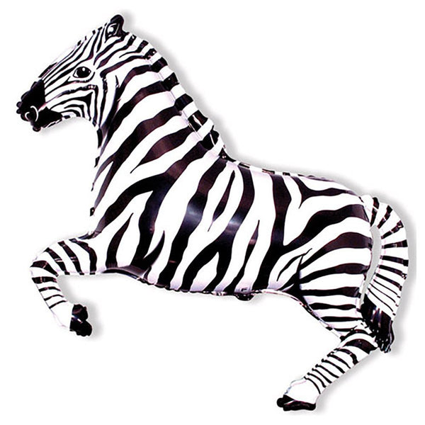 42 inch ZEBRA - BLACK - LA Balloons