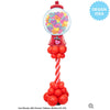 43 inch CANDY HEARTS GUMBALL MACHINE - LA Balloons