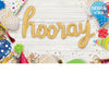 44 inch HOORAY SCRIPT - GOLD - LA Balloons