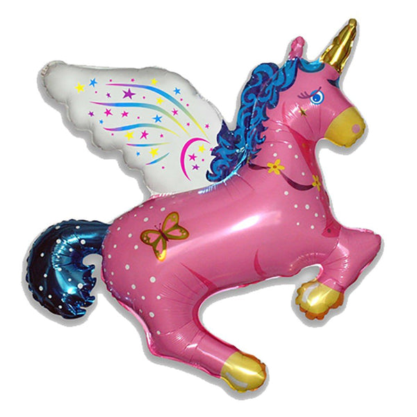 44 inch MAGIC UNICORN - FUCHSIA - LA Balloons