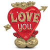 46 inch LOVE YOU HEART & ARROW AIRLOONZ - LA Balloons