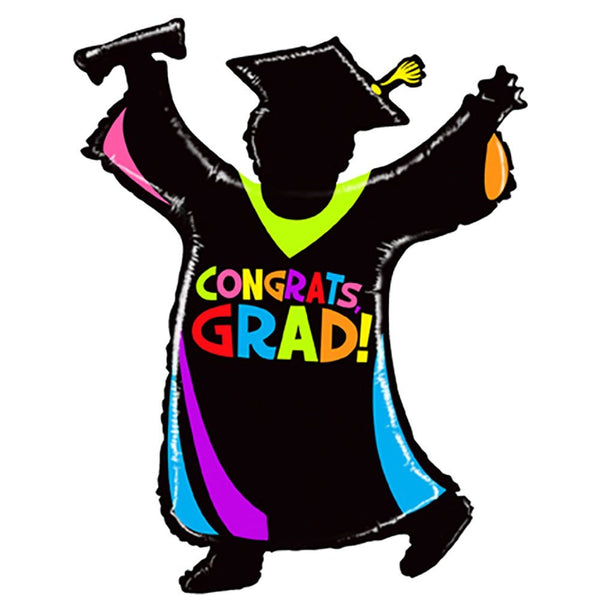 46 inch MIGHTY GRAD SILHOUETTE - LA Balloons