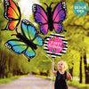 46 inch RADIANT BUTTERFLY - PINK - LA Balloons