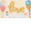 47 inch LOVE SCRIPT - GOLD - LA Balloons