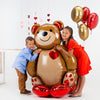 48 inch BIG CUDDLY TEDDY AIRLOONZ - LA Balloons