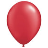 5 inch QUALATEX PEARL RUBY RED - LA Balloons