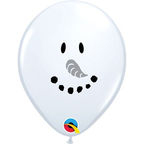 5 inch SMILE FACE SNOWMAN - LA Balloons