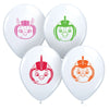 5 inch TOP WING FACES ASSORTMENT - LA Balloons