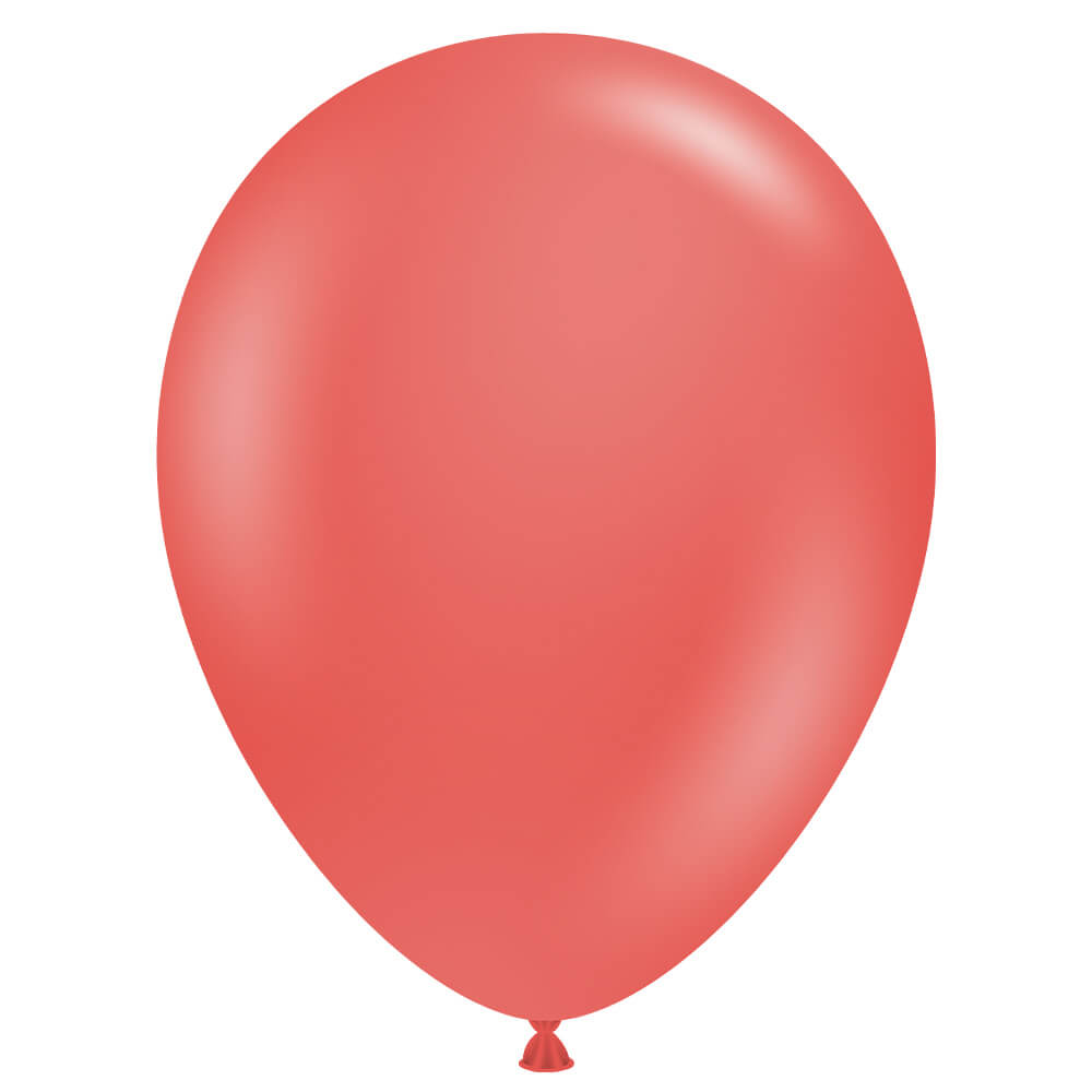 5 inch TUFTEX ALOHA CORAL - LA Balloons