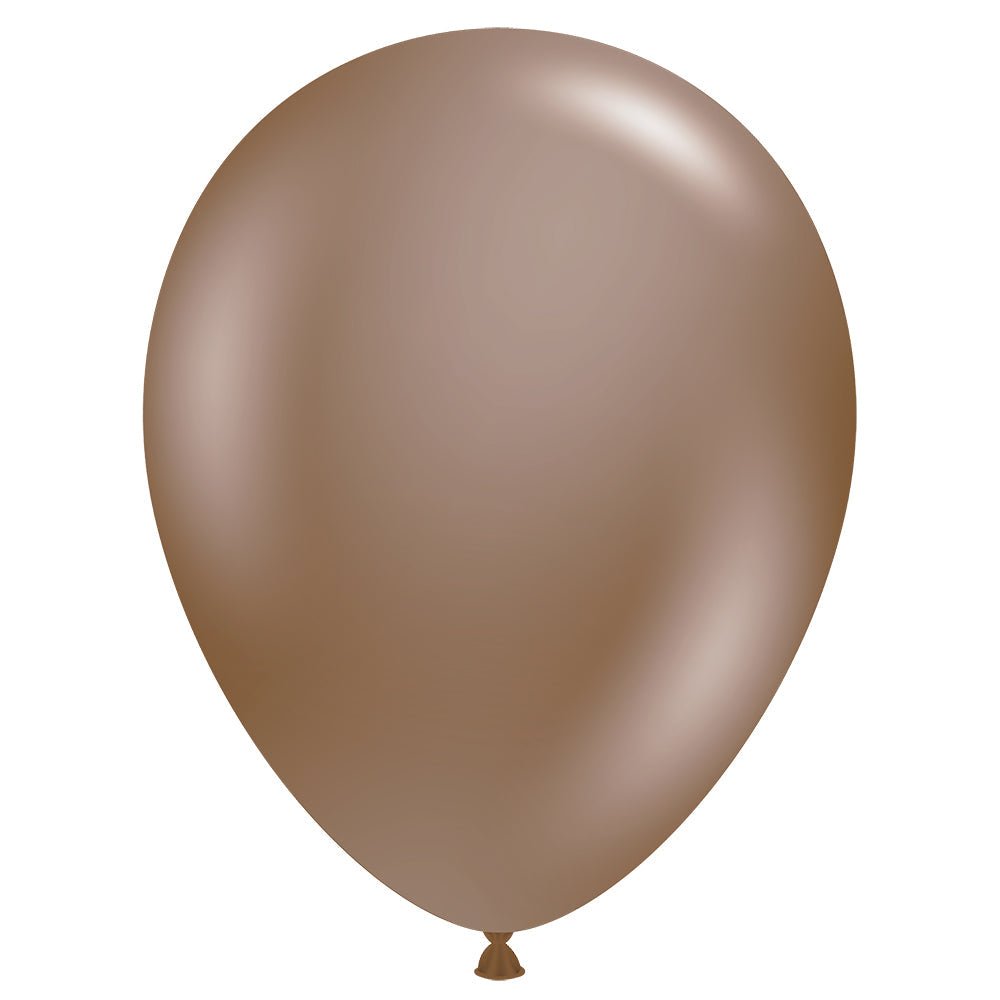 5 inch TUFTEX COCOA BROWN - LA Balloons
