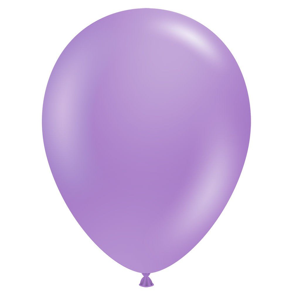 5 inch TUFTEX METALLIC LILAC - LA Balloons
