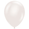 5 inch TUFTEX PEARL SUGAR WHITE - LA Balloons