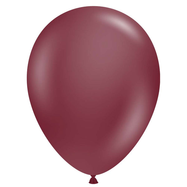 5 inch TUFTEX SAMBA BURGUNDY - LA Balloons