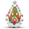 51 inch GINGERBREAD HOUSE AIRLOONZ - LA Balloons