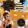 51 inch GOLD GLITTER MASK - LA Balloons