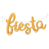 53 inch FIESTA SCRIPT - GOLD (AIR - FILL ONLY) - LA Balloons