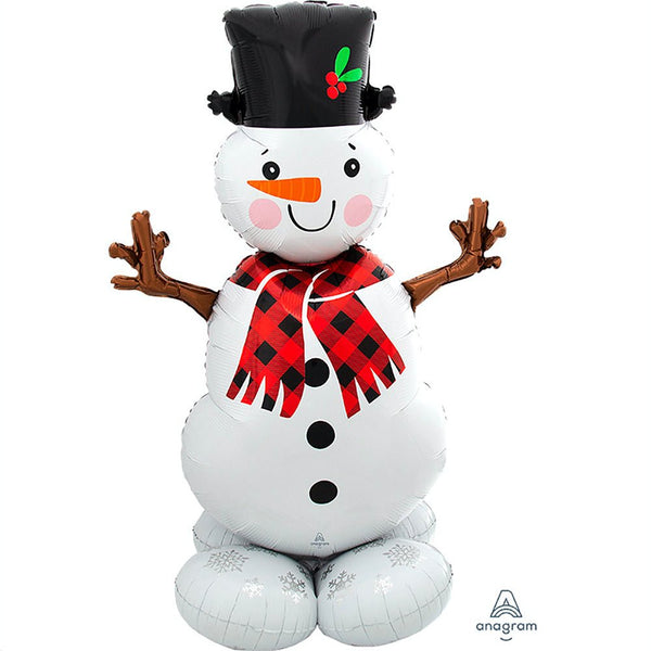 55 inch SNOWMAN AIRLOONZ - LA Balloons