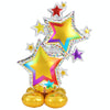 59 inch COLORFUL STAR CLUSTER AIRLOONZ - LA Balloons