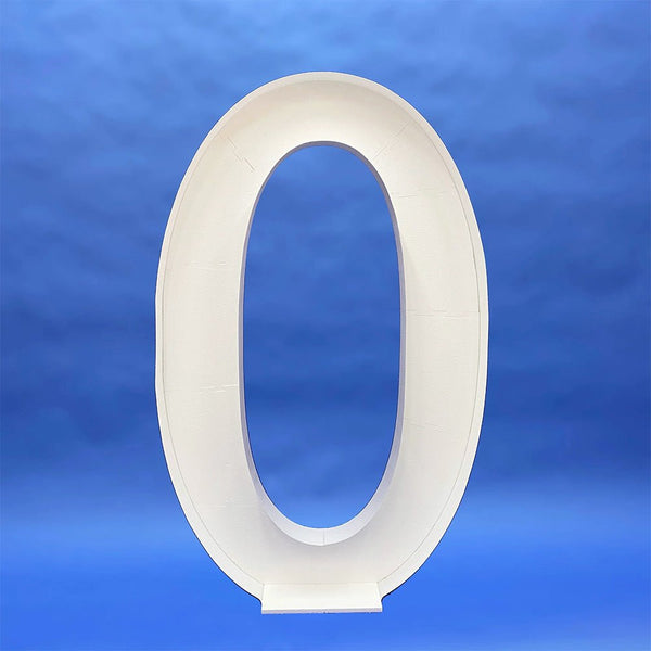 59 inch NUMBER - 0 MOSAIC FRAME - LA Balloons