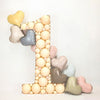 59 inch NUMBER - 1 MOSAIC FRAME - LA Balloons