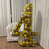 59 inch NUMBER - 4 MOSAIC FRAME - LA Balloons