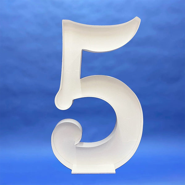 59 inch NUMBER - 5 MOSAIC FRAME - LA Balloons