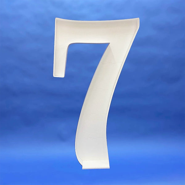 59 inch NUMBER - 7 MOSAIC FRAME - LA Balloons