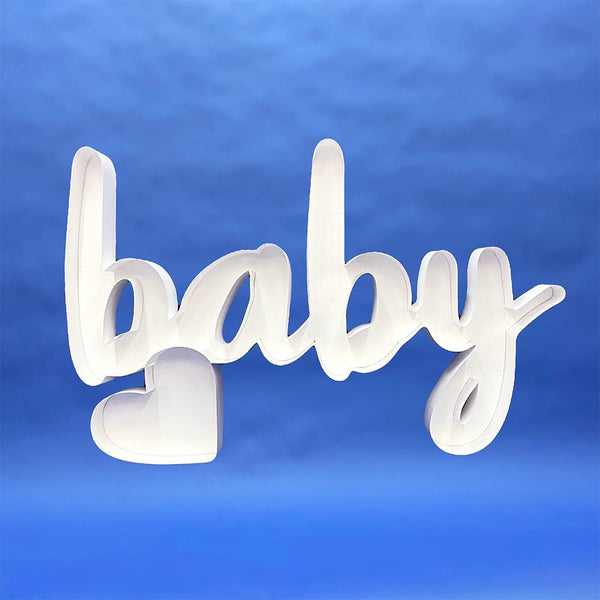 59 inch SCRIPT - BABY MOSAIC FRAME - LA Balloons