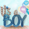 59 inch SCRIPT IT'S A BOY MOSAIC FRAME - LA Balloons