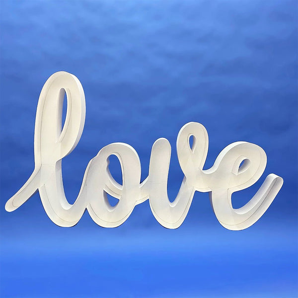 59 inch SCRIPT - LOVE MOSAIC FRAME - LA Balloons