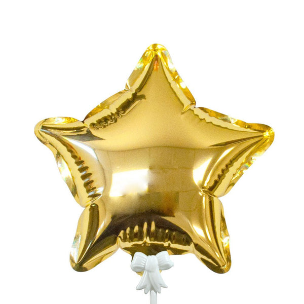 6 inch SELF - INFLATING STAR - GOLD - LA Balloons