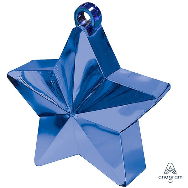 6 oz. BALLOON STAR WEIGHT - BLUE - LA Balloons