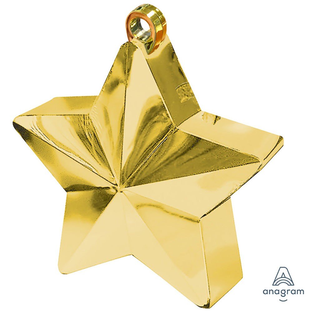 6 oz. BALLOON STAR WEIGHT - GOLD